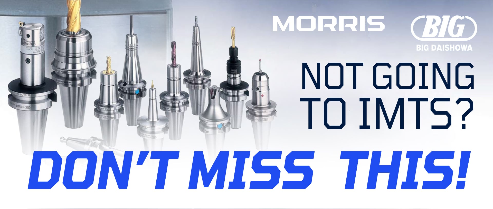 Presented in partnership with BIG DAISHOWA

Demonstrating performance advantages of Big Plus dual-contact tooling compared to standard CAT40 holders using live machining demos on an Okuma M560. 