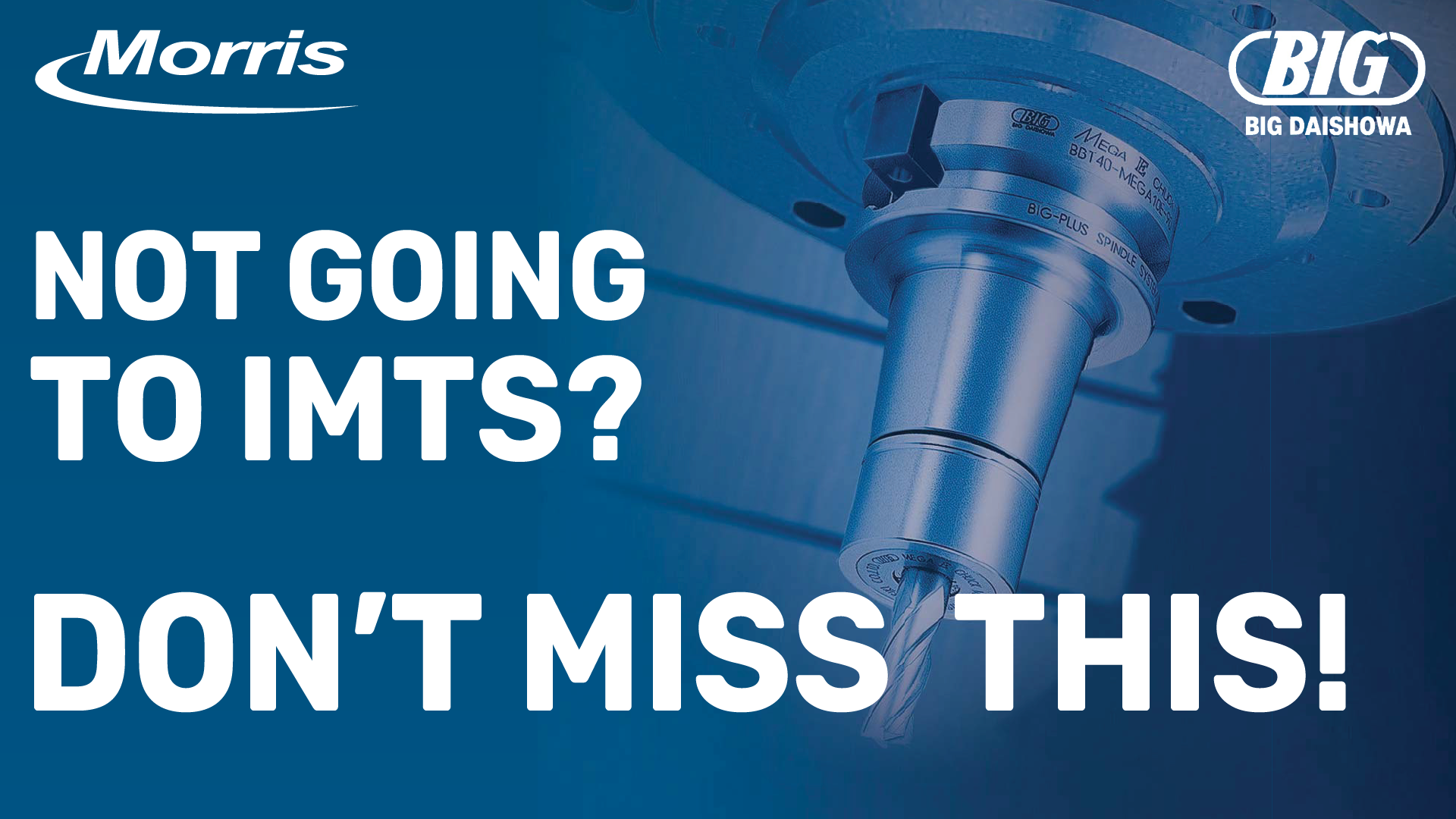 Presented in partnership with BIG DAISHOWA

Demonstrating performance advantages of Big Plus dual-contact tooling compared to standard CAT40 holders using live machining demos on an Okuma M560. 